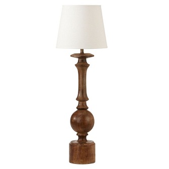 Drewniana lampa stołowa boho Molly 61cm